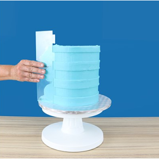 PME: Tall Patterned Edge Side Scraper - Extra Wide Stripes