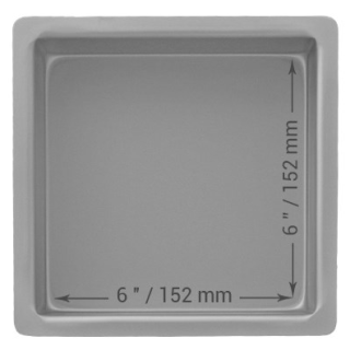 PME : Square Cake Tin - 6" x 3'' Deep