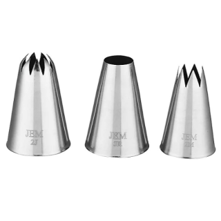 Jem Nozzles Set – Large Cupcakes Collection Pack of 3