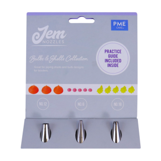 Jem Nozzles Set – Bulbs & Shells Collection Pack of 3