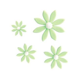 JEM Floral Cutters - Pointed 8 Petal Daisy Set of 4