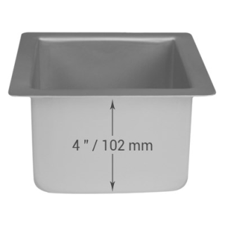 PME : Square Cake Tin - 6" x 4'' Deep