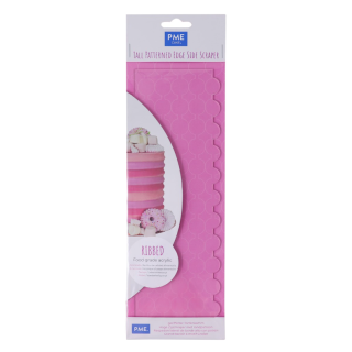 PME: Tall Patterned Edge Side Scraper - Ribbed