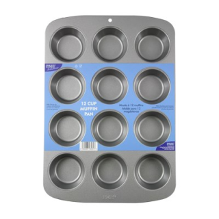 PME Non Stick 12 Cup Muffin Pan - (45 x 26.5 x 5cm / 17.7 x 10.4 x 2”)