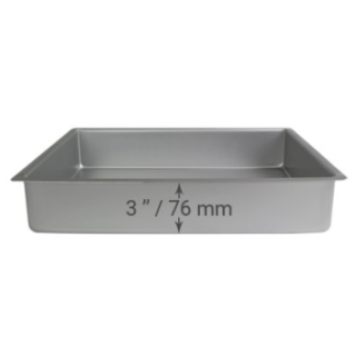 Oblong Cake Pan - (203 x 304 x 76mm / 8 x 12 x 3")