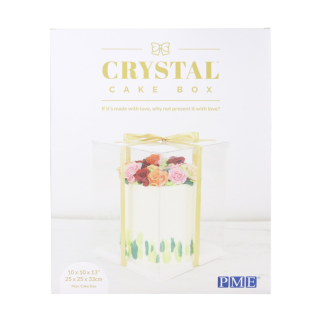 PME CRYSTAL Cake Box - 10 inch (25cm)