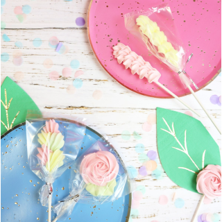 Lollipop Bags with Silver Ties (152 x 95mm / 6 x 3.75”) - Set Of 25