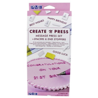 PME Create N Press Message Set - Set Of 75
