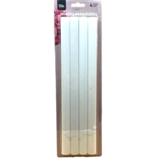 Dowel Pillars - Easy Cut (30cm / 1.8cm) - Set Of 4