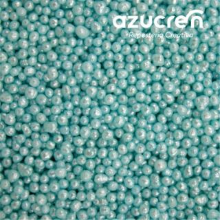 Azucren Pearls Nonpariel Turquoise - 90 g