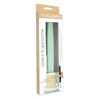 ScrapCooking Extra Tall Stainless Steel Side Scraper - 22.5cm x 7.5cm