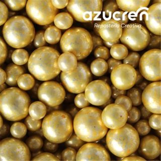 Azucren Pearls 4,6,8mm Gold - 90 g