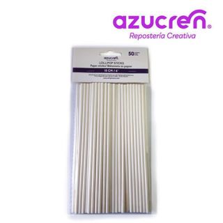 Azucren 15Cm Lollipop Sticks - Pack of 50
