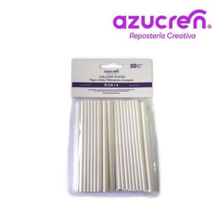 Azucren 10Cm Lollipop Sticks - Pack of 50