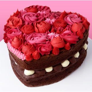 Heart Cake Pan Aluminium - (6 x 3" / 76 x 152mm)