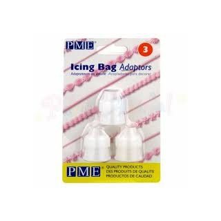 PME Icing Bag Adaptor Small - Set Of 3