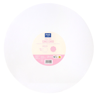 PME - 12'' Round Cake Cards White