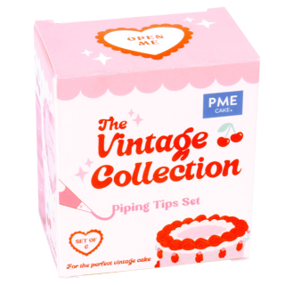 PME - Vintage Cake Piping Tip - Set of 6