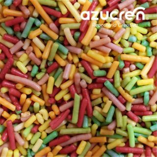 Azucren Colored Chocolate Noodles Sprinkles - 90 g