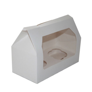 2s' White Cupcake Box