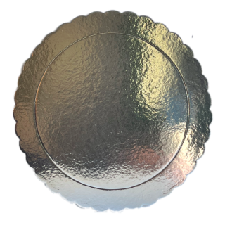 12'' Extra Strong Cake Card Silver - 30 Ø x 3mm