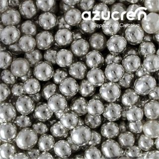 Azucren Pearls 6mm Silver - 90 g