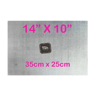 14'' x 10'' Cake Board Oblong Silver