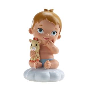 BABY CHRISTENING CHILD SOFT TOY GIRAFFE DEKORA