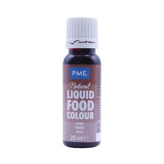 100% Natural Food Colour Liquid - Brown (25ml)