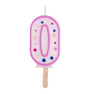 Candles - Pink Numeral (64mm / 2.5")