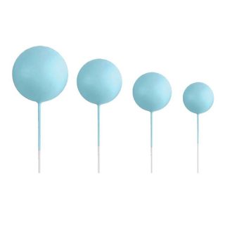 SET 20 LIGHT BLUE DECORATIVE BALLS AZUCREN