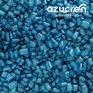 AZUCREN BLUE SUGAR CRYSTALS 80 GRAM JAR - E171 FREE