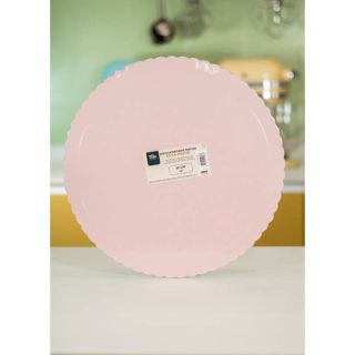 EXTRA STRONG DISC WITH PASTEL PINK TEXTURE 35 CM. SUGAR