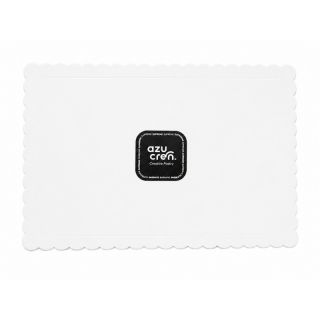 12" X 10" Extra Strong Oblong Cake Card White - 30 x 25 x 3mm