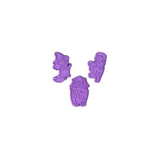 Halloween Cookie Cutters & Stamps - Creepy Characters (Set of 3)