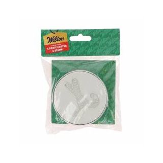 WILTON CANE COOKIE CUTTER AND STAMP